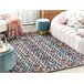 Beliani Alfombra de pelo corto HAYMANA 160x230 Multicolor