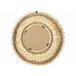 Beliani Espejo decorativo SOLEDAD Blanco/ Beige