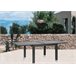Mesa extensible de jardín ALYA gris oscuro Gris Oscuro