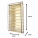 Armario Zapatero Tela con Puerta Cremallera Nyana Home  27 pares 88 Beige