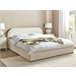 Beliani Cama con almacenaje Bouclé QUILLIEN 192x217 Beliani Cama con almacenaje Bouclé QUILLIEN 192x217 Beige