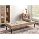 Beliani Chaise longue Bouclé CHINON Beige