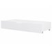 Beliani Conjunto de 2 cajones de cama Madera de pino CRONAT Blanco