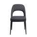 ANGEL CERDA Silla comedor patas acero negro Negro