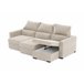 Chaise longue ARAM convertible en cama Beige