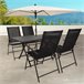 Aktive Parasol de jardín cuadrado con mástil inclinable 175x175 Beige