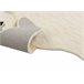 Beliani Alfombra para niños IOREK Blanco/ Beige