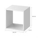 Acomoda Textil – Estantería para Pared y Suelo. (1 Cubo) 34 Blanco