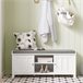 Zapatero con 2 Puertas Cerradas y 2 Estantes FSR35-W SoBuy Blanco