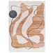 Alfombra vintage impresa CLASS - ATTICGO 140x200 Naranja