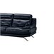 Chaise longue de piel HAWAI Azul Marino