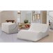 Camas plegables en tela Blanco