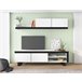 Mueble de Salón IDEM TALL 200 Blanco/ Negro