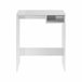 Escritorio LUPYN con 1 hueco blanco Blanco