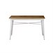 Mesa de cocina fija ADELAINE Natural/ Blanco