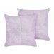 Beliani Cojín decorativo MILLET 43x43 Lavanda