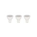 Pack 3 bombillas DICROICAS LED 5w casquillo GU10 Blanco