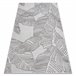 Alfombra LIRA E1482 Hojas estructural moderna glamour 160x220 Gris