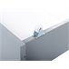 Beliani Conjunto de 2 cajones de cama Madera de pino CRONAT Gris