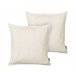 Beliani Cojín decorativo SENECIA 45x45 Crema
