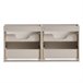 Mueble bajo lavabo encimera Manoa 120 Beige