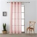 Vipalia Pack 2 Unidades Cortinas confeccionadas visillo semitransparentes anillas metal 