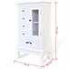 Aparador cajones estantes 4402197 Blanco/ Beige