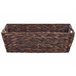 Beliani Estante de baño pequeño PANDZ Marron