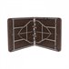 Pack 2 Mesas Plegables Rectangulares Efecto Madera O91 Marron
