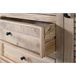 Alacena fabricada en madera maciza de mango con dos puertas centrales Marron
