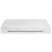 Beliani Colchón híbrido con relleno de espuma viscoelástica GLORY Beliani Colchón híbrido con relleno de espuma viscoelástica GLORY Blanco