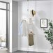 Perchero telescópico Havneby Ajustable Metal/Plástico Blanco
