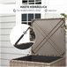 Baúl de Exterior Acero, PE Outsunny Marron