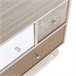 Mueble TV Maia 1 puerta y 3 cajones Multicolor