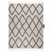 Alfombra BERBER BENI Franjas Bereber Marroquí Shaggy 160x220 Crema