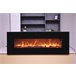 Chimenea eléctrica mural SINED CAMINETTO APRICA negra Negro