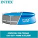 Cobertor solar INTEX piscinas Easy Set/Metal Frame Azul