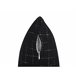 Beliani Cojín decorativo BELLFLOWER Negro