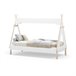Cama Tipi Nest 210x104 Blanco/ Madera