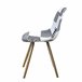 Silla Estocolmo Patchwork Negro/ Crema