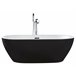 Beliani Bañera independiente NEVIS 75x160 Negro