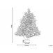 Beliani Árbol de Navidad MALIGNE Verde