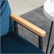 Sofá Cama Acero, Espuma, Poliéster, Madera de Caucho HOMCOM Azul