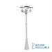 Farola Para Jardin Aluminio Serie Spica Blanco