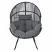 Sillón de jardín OCEAN color gris oscuro Gris Oscuro