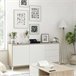 Aparador efecto madera 154 Blanco/ Madera