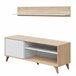 Mueble TV Kiko 1 Estante 1 Puerta Roble/Blanco Blanco