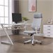 Silla de Oficina Poliéster, Espuma, Nylon, PP Vinsetto Gris