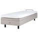 Beliani Cama ajustable sin cabecero Poliéster DUKE 90x200 Beige