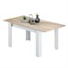 Mesa de comedor extensible Kendra Blanco Veta